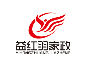 趙鵬的成都益紅羽家政logo設計