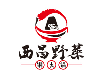 向正軍的西昌野菜銅火鍋logo設(shè)計