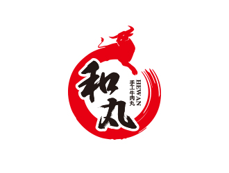 孫金澤的和丸牛肉館店鋪logo設(shè)計(jì)