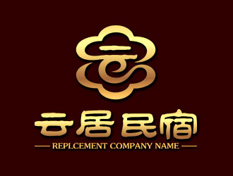 鐘炬的云居民宿Logo設(shè)計(jì)logo設(shè)計(jì)