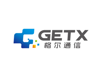 周金進的GETX/格爾通信公司LOGOlogo設(shè)計