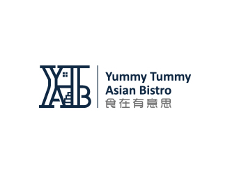 黃安悅的Yummy Tummy Asian Bistro 食在有意思東南亞餐廳logo設(shè)計(jì)logo設(shè)計(jì)