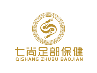 湯儒娟的上海七尚足部保健有限公司logo設(shè)計