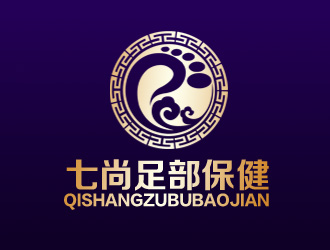 余亮亮的上海七尚足部保健有限公司logo設(shè)計(jì)