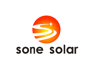 秦曉東的sone solar太陽能LED燈商標(biāo)設(shè)計logo設(shè)計