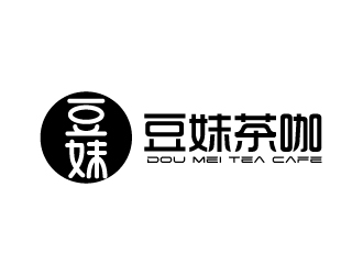 豆妹茶咖logo設(shè)計