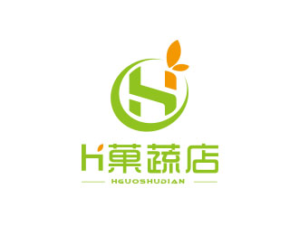 朱紅娟的H菓蔬店logo設(shè)計(jì)