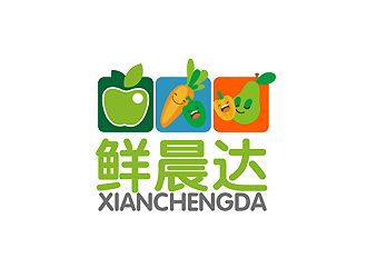 秦曉東的鮮晨達logo設計