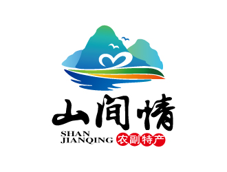 張俊的山間情  農(nóng)副特產(chǎn)logo設(shè)計(jì)