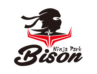 向正軍的Bison Ninja Parklogo設(shè)計(jì)