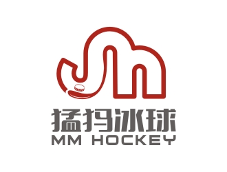 李泉輝的猛犸冰球（MM HOCKEY）logo設(shè)計(jì)