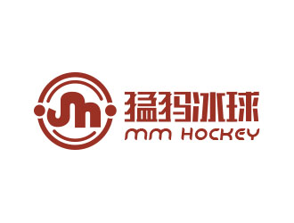 朱紅娟的猛犸冰球（MM HOCKEY）logo設(shè)計