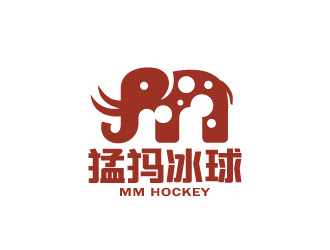 周金進(jìn)的猛犸冰球（MM HOCKEY）logo設(shè)計