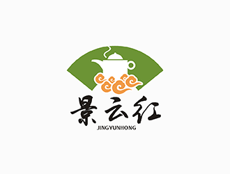 梁俊的景云紅茶葉品牌logologo設(shè)計