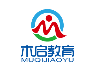 張俊的木啟教育logo設計logo設計