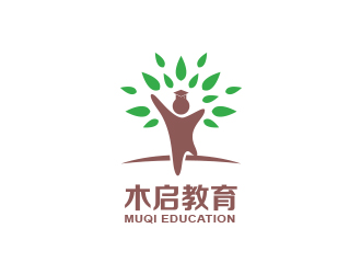 黃安悅的木啟教育logo設計logo設計