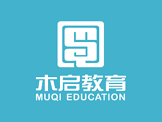 彭波的木啟教育logo設計logo設計