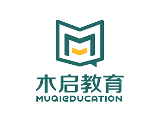 曹芊的木啟教育logo設計logo設計