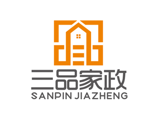 趙鵬的三品家政logo設計