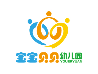 葉美寶的寶寶貝貝幼兒園logo設計