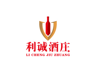 周金進的利誠酒莊logo設(shè)計