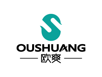 張俊的歐爽  OUSHUANGlogo設(shè)計