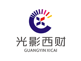 梁俊的光影西財logo設計