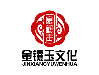 余亮亮的山西金鑲玉文化傳媒有限公司！金鑲玉logo設(shè)計(jì)