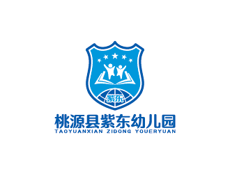 王濤的桃源縣紫東幼兒園logo設計