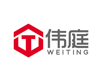 趙鵬的偉庭室內裝飾裝修logo設計