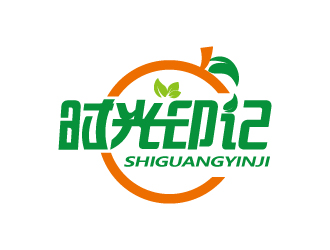 連杰的時光印記水果茶logo設(shè)計logo設(shè)計