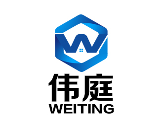 余亮亮的偉庭室內裝飾裝修logo設計