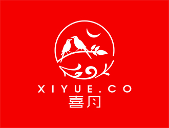 張峰的喜月logo設(shè)計(jì)