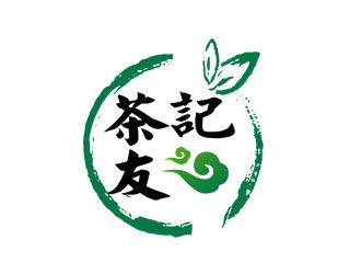 朱兵的茶友記茶葉垂直電商APP標(biāo)志設(shè)計(jì)logo設(shè)計(jì)