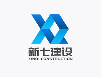 新七建設logo設計