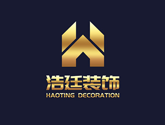 吳曉偉的石家莊市浩廷建筑裝飾工程有限公司logologo設(shè)計