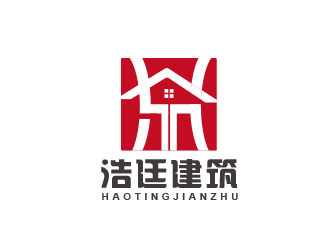 朱紅娟的石家莊市浩廷建筑裝飾工程有限公司logologo設(shè)計