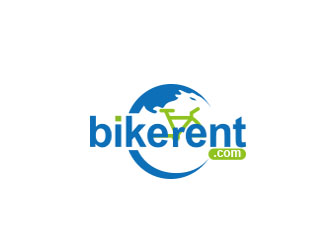 朱紅娟的bikerent.comlogo設(shè)計