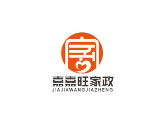 朱紅娟的北京嘉嘉旺家政服務(wù)有限公司logo設(shè)計(jì)