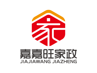 葉美寶的北京嘉嘉旺家政服務(wù)有限公司logo設(shè)計(jì)