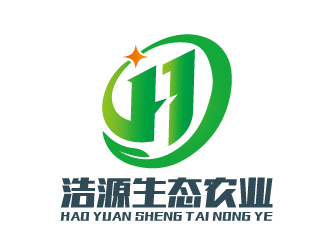 宋從堯的浩源生態(tài)農(nóng)業(yè)科技logo設(shè)計(jì)