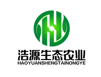 余亮亮的浩源生態(tài)農(nóng)業(yè)科技logo設(shè)計