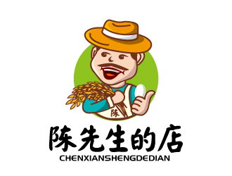 張俊的陳先生的店logo設(shè)計