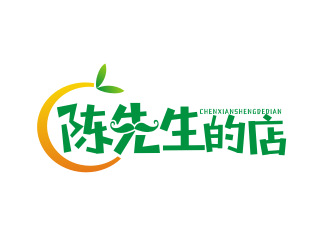 李杰的陳先生的店logo設(shè)計