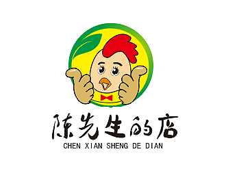 盛銘的陳先生的店logo設(shè)計(jì)