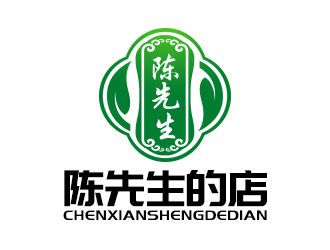 余亮亮的陳先生的店logo設(shè)計