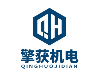 張俊的上海擎獲機電科技有限公司logo設計