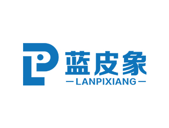 鄭錦尚的藍(lán)皮象logo設(shè)計