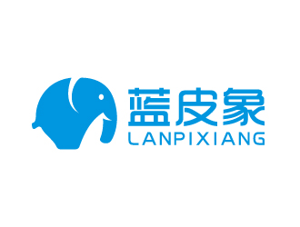 葉美寶的藍(lán)皮象logo設(shè)計