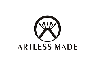 勞志飛的Artless Made英文服裝品牌logo設(shè)計(jì)logo設(shè)計(jì)